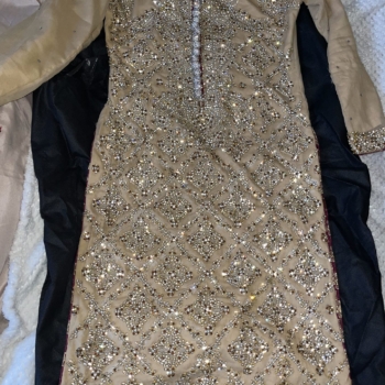 Pakistani designer wedding outfit