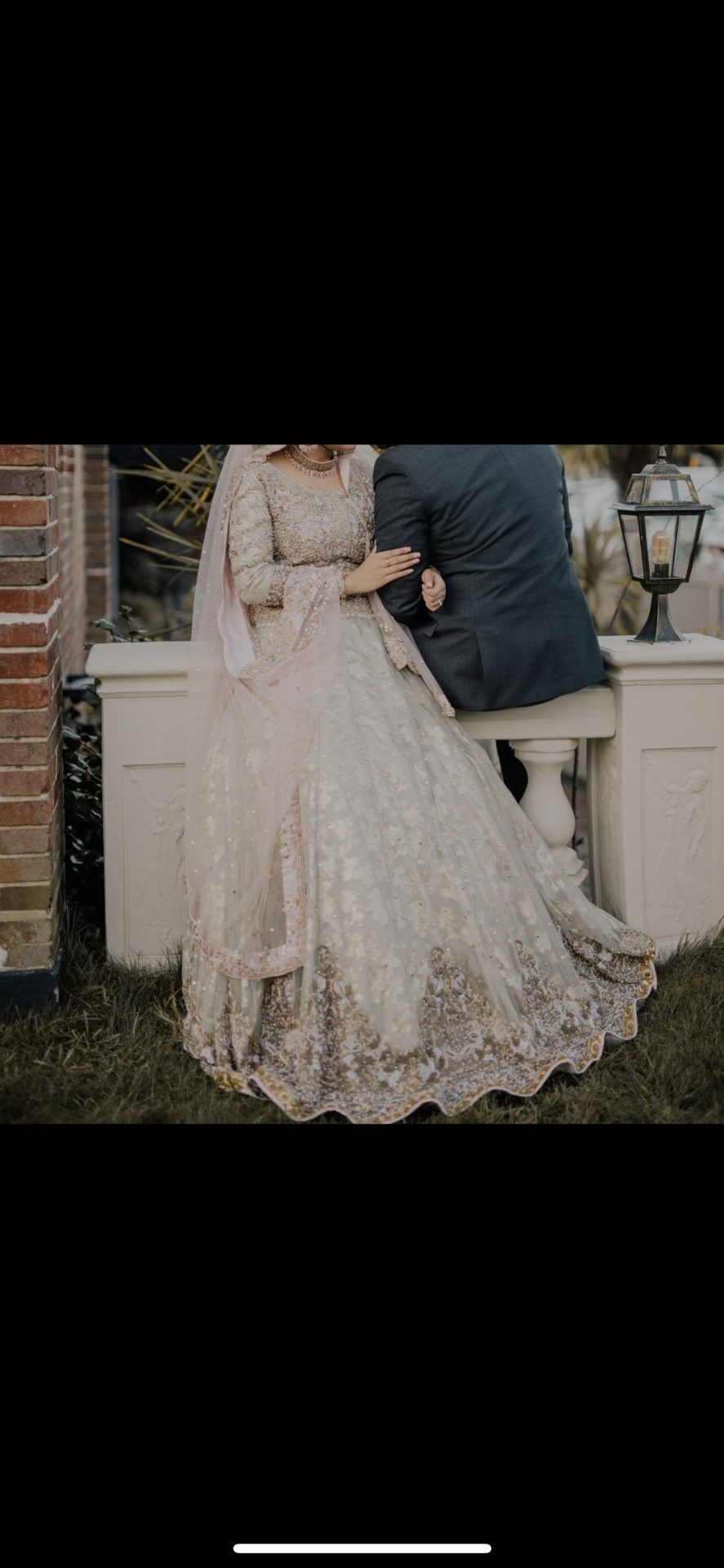 Gorgeous designerpastel coloured bridal party lengha