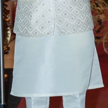 Men’s Nikkah Outfit Gold & Cream