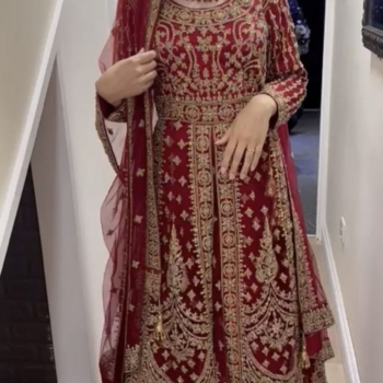 Red Baraat Bridal dress