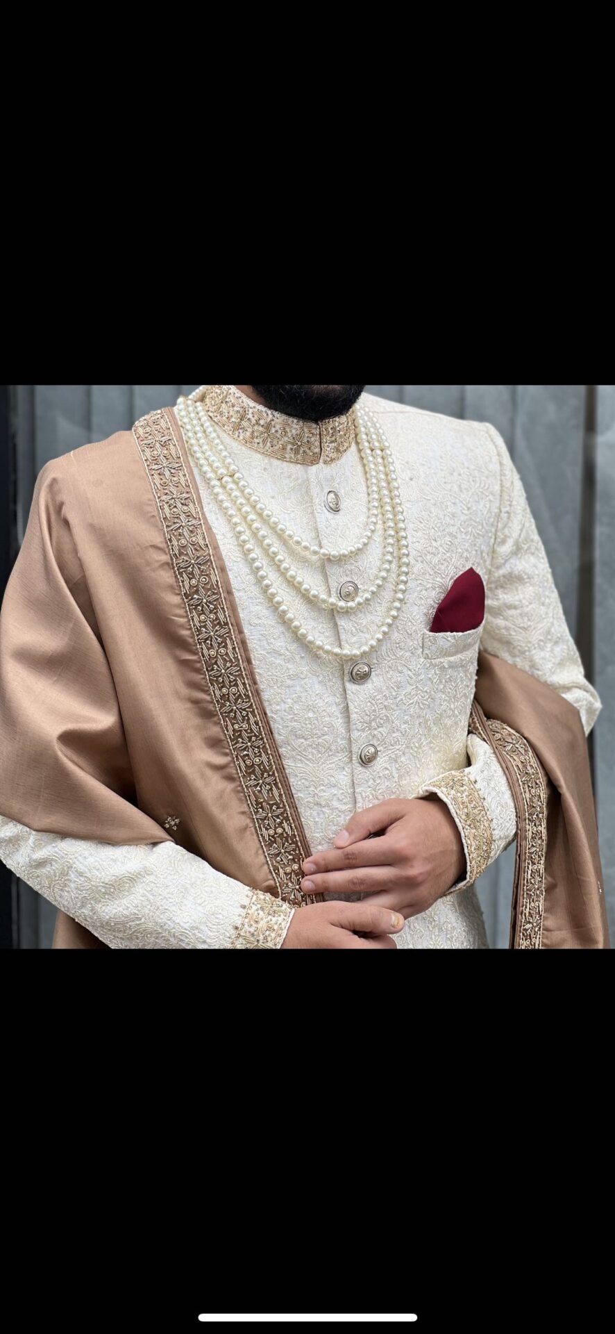 Men’s Sherwani by Hassan Shafiq