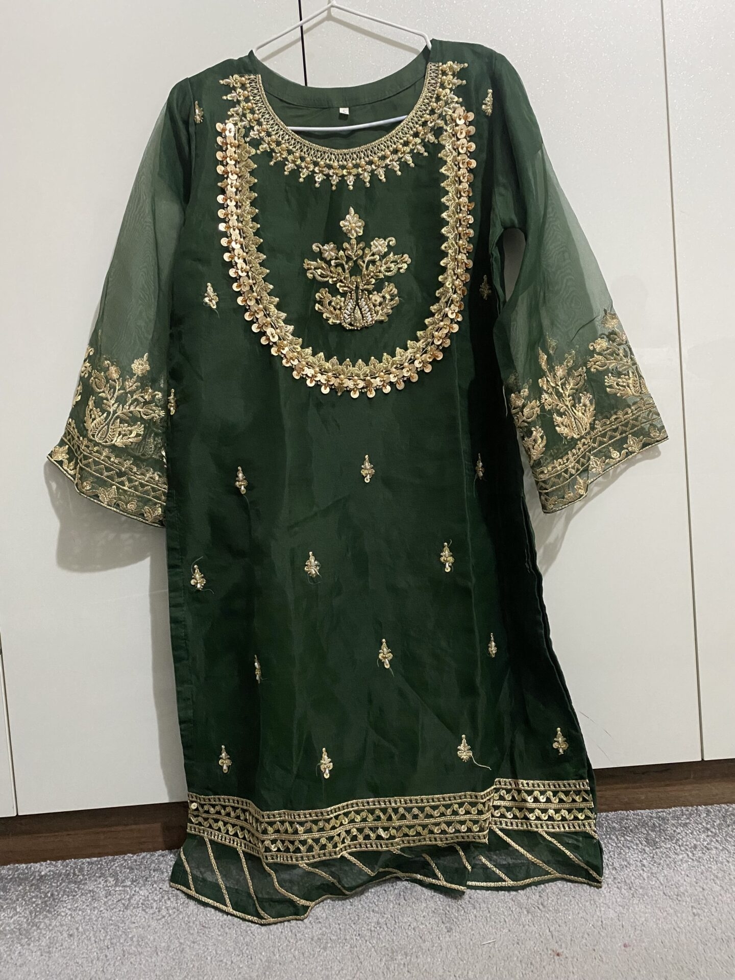 Green kurta