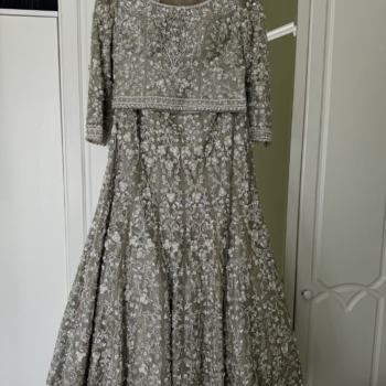 Sage Green lengha