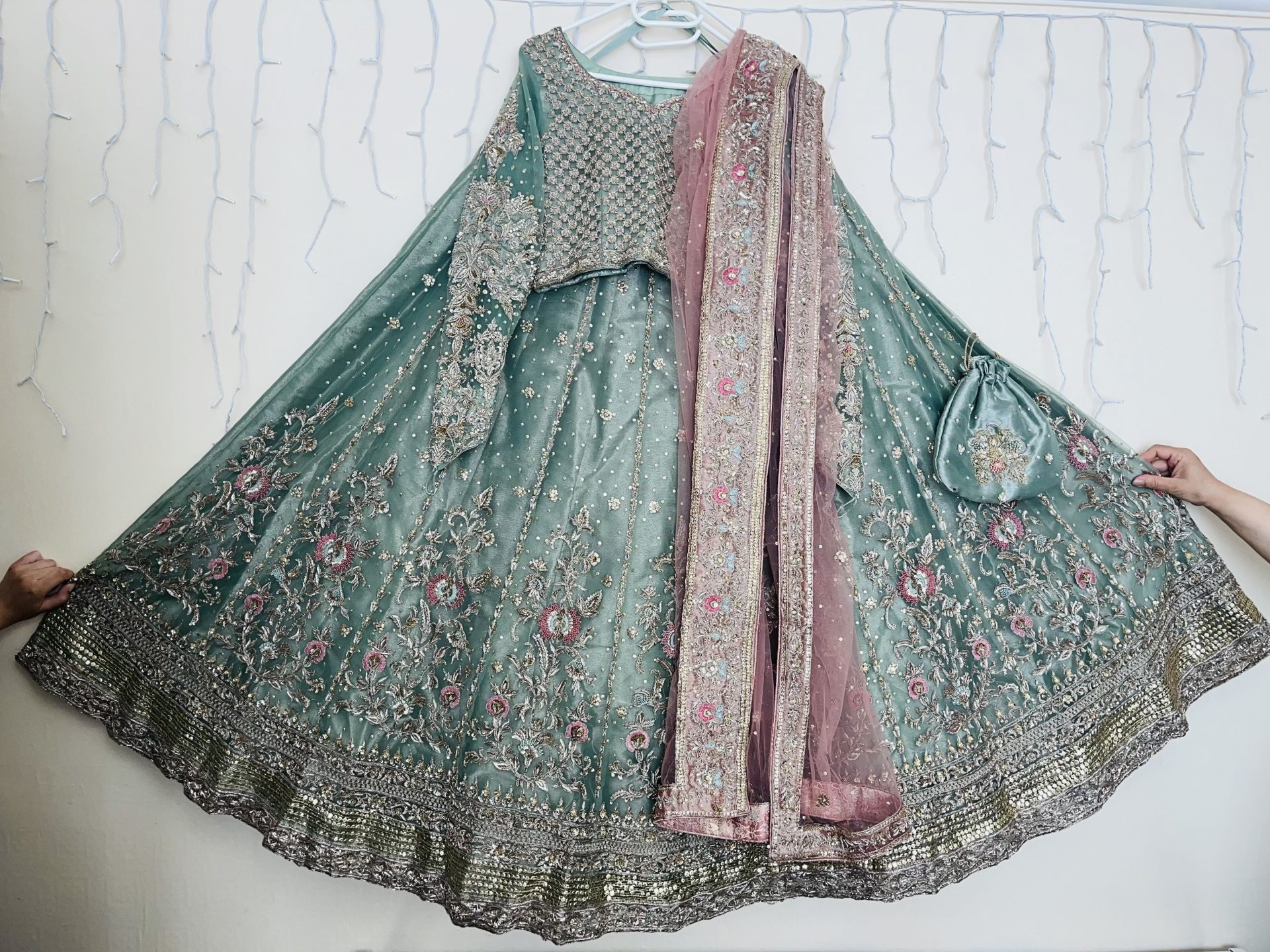 3 Piece Lehnga Suit + Potli