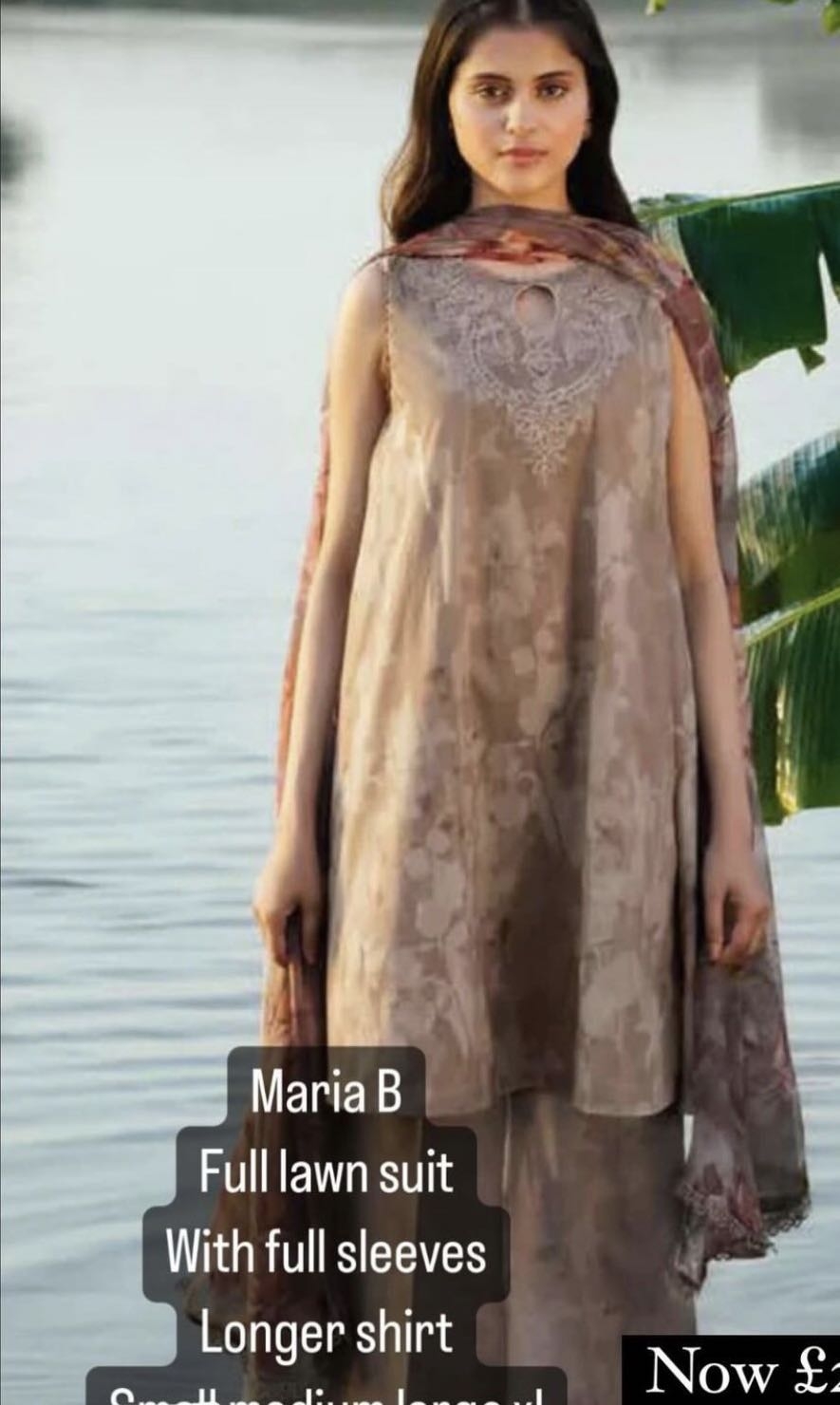 lawn kameez and trousers Maria b designer