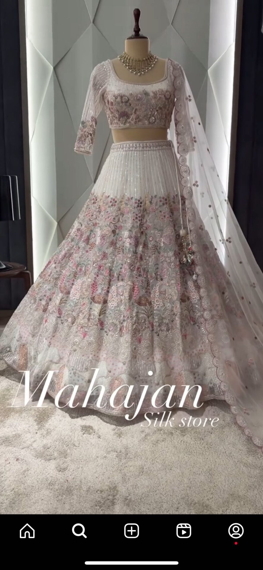 pastel lehnga