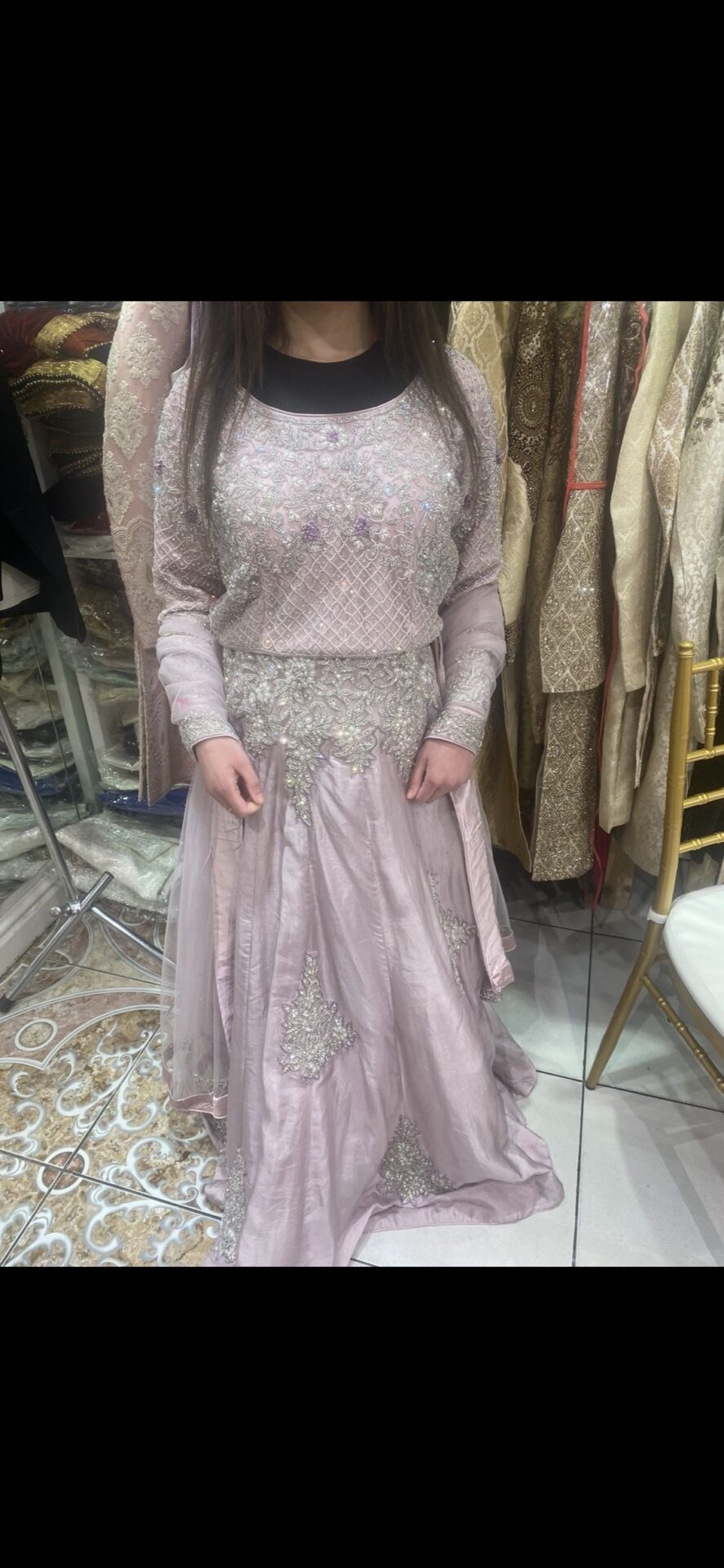 lilac lengha