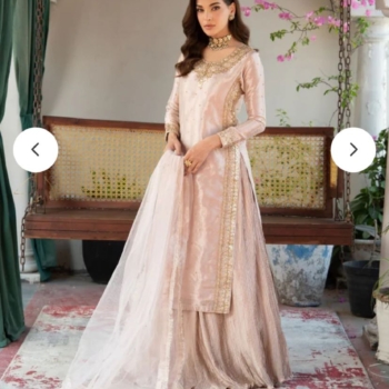 Pastel pink flared lehenga – guest look