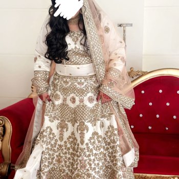 Elegant 2 piece nikkah outfit