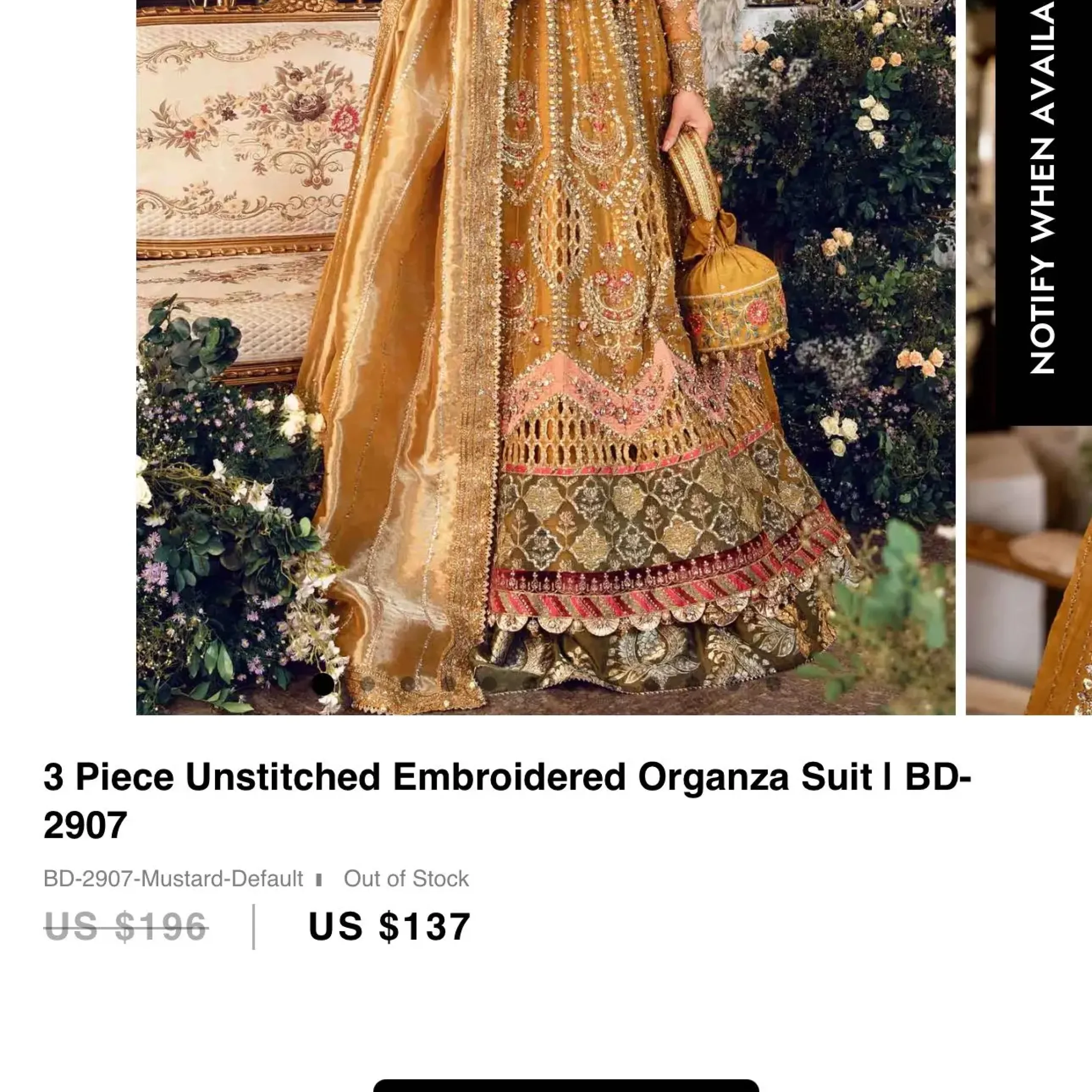 Beautiful Maria B BridalDress and Dupatta