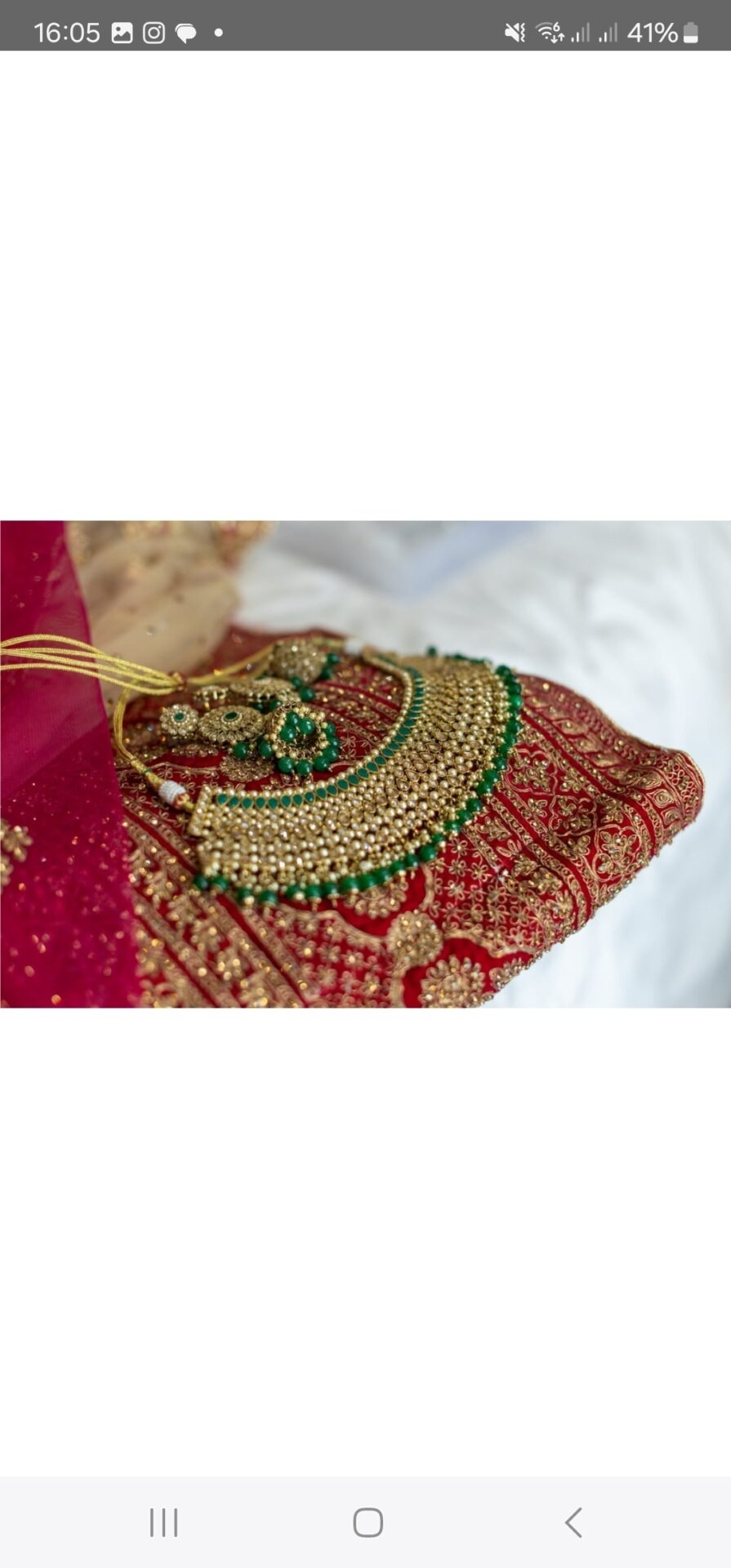 emerald bridal jewellery