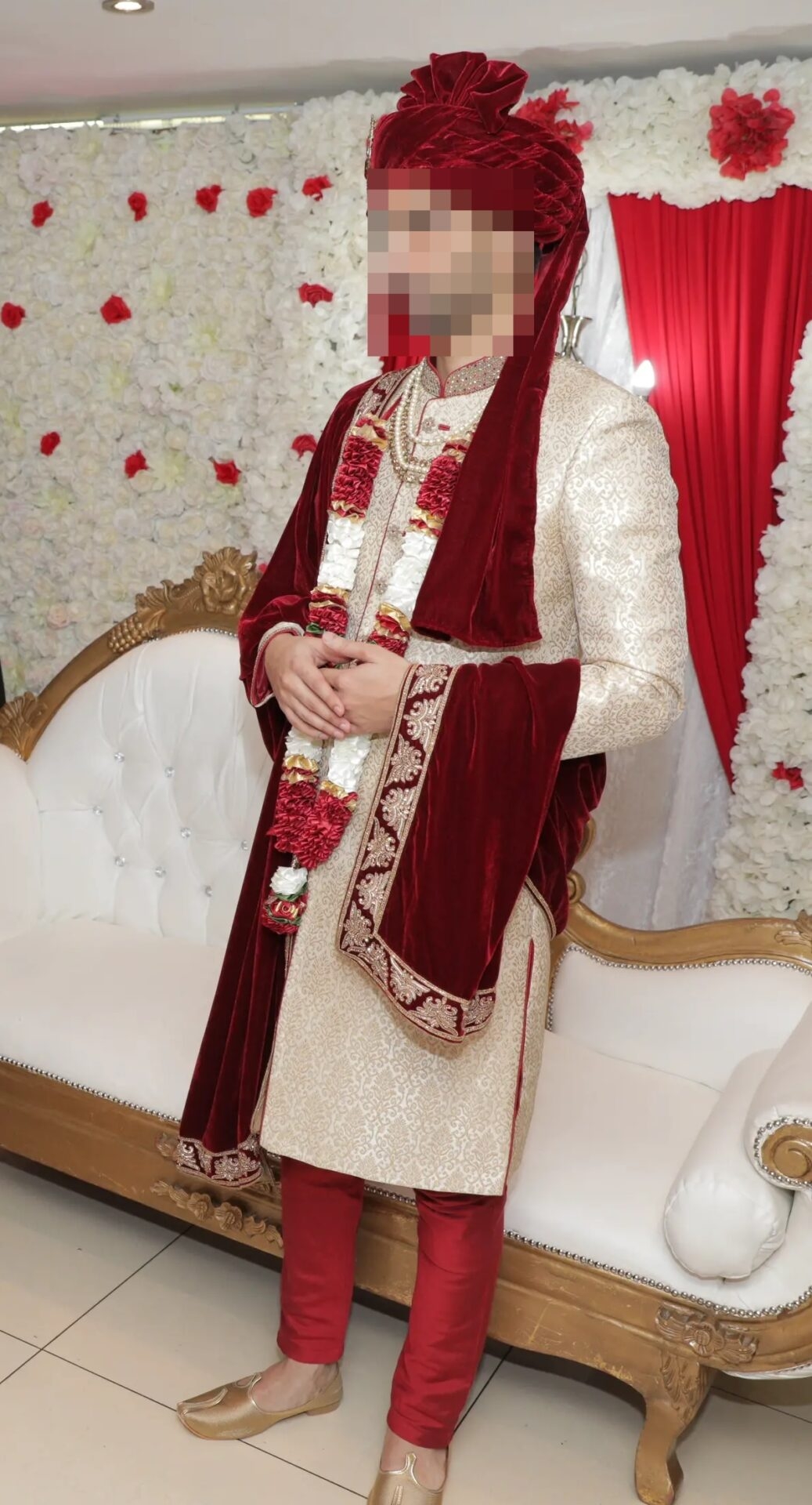 Men’s Wedding Sherwani/Turban/Jewellery